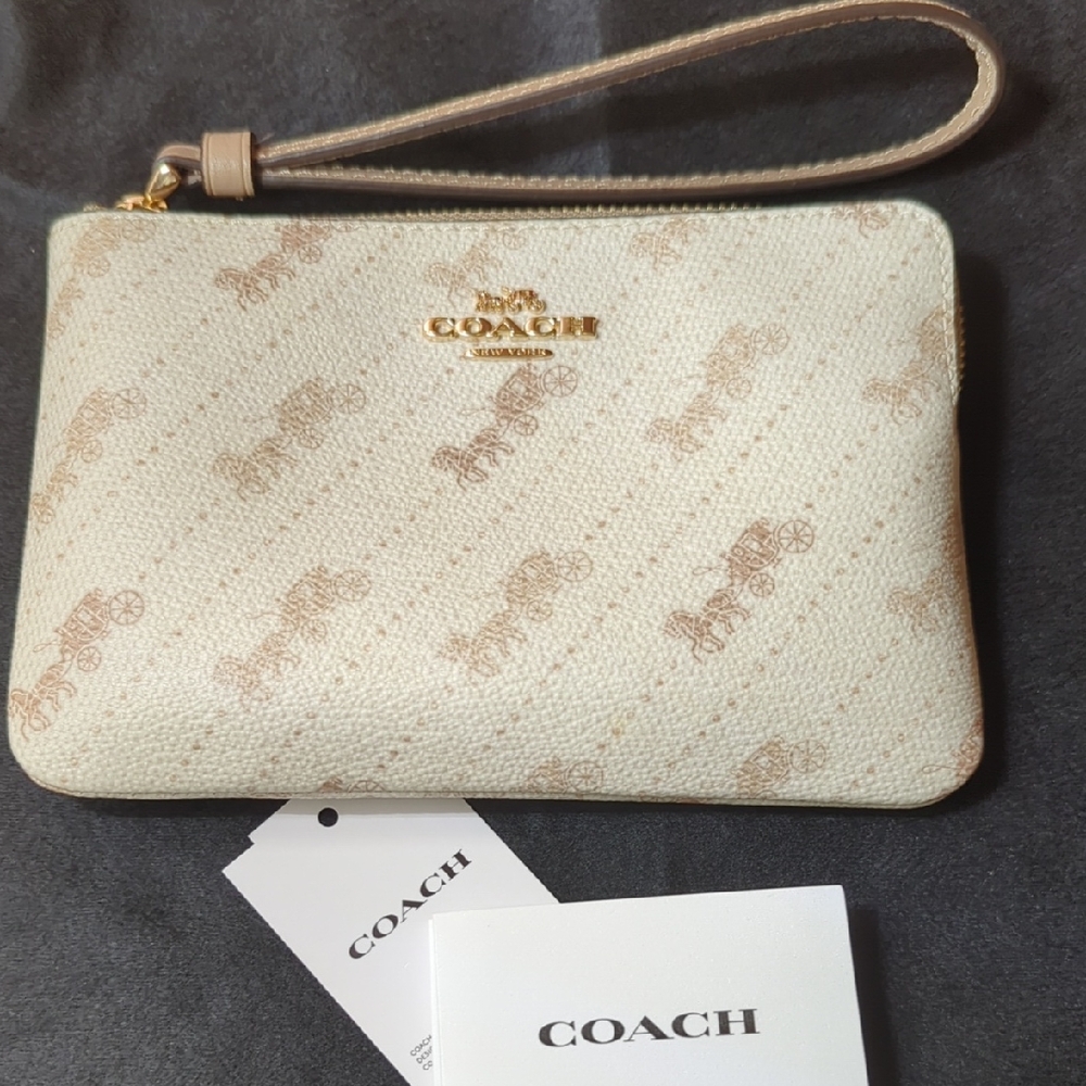 Coach Horse And Carriage Wristlet